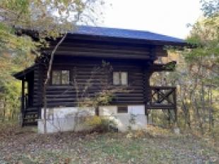 鏡瑚別荘地　本格ハンドカットヒューン丸太ログハウス！！