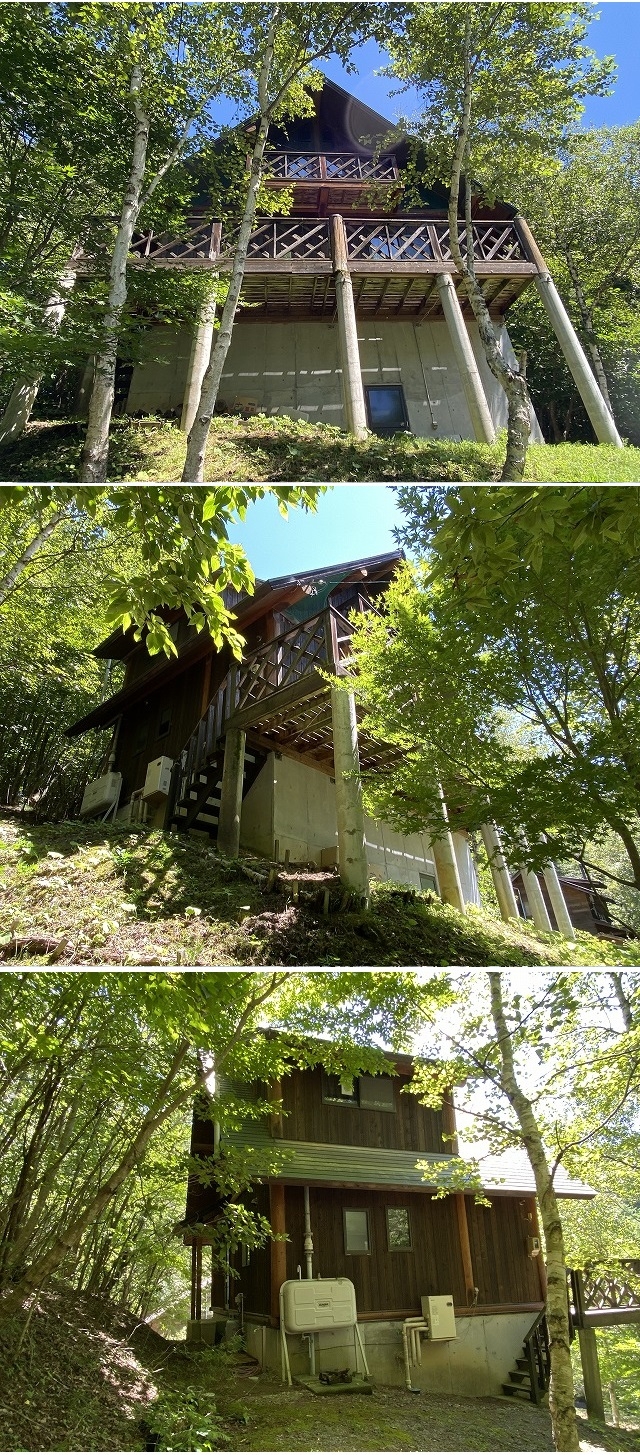 青木の森別荘地　自然界にそびえたつ高台のお家！！